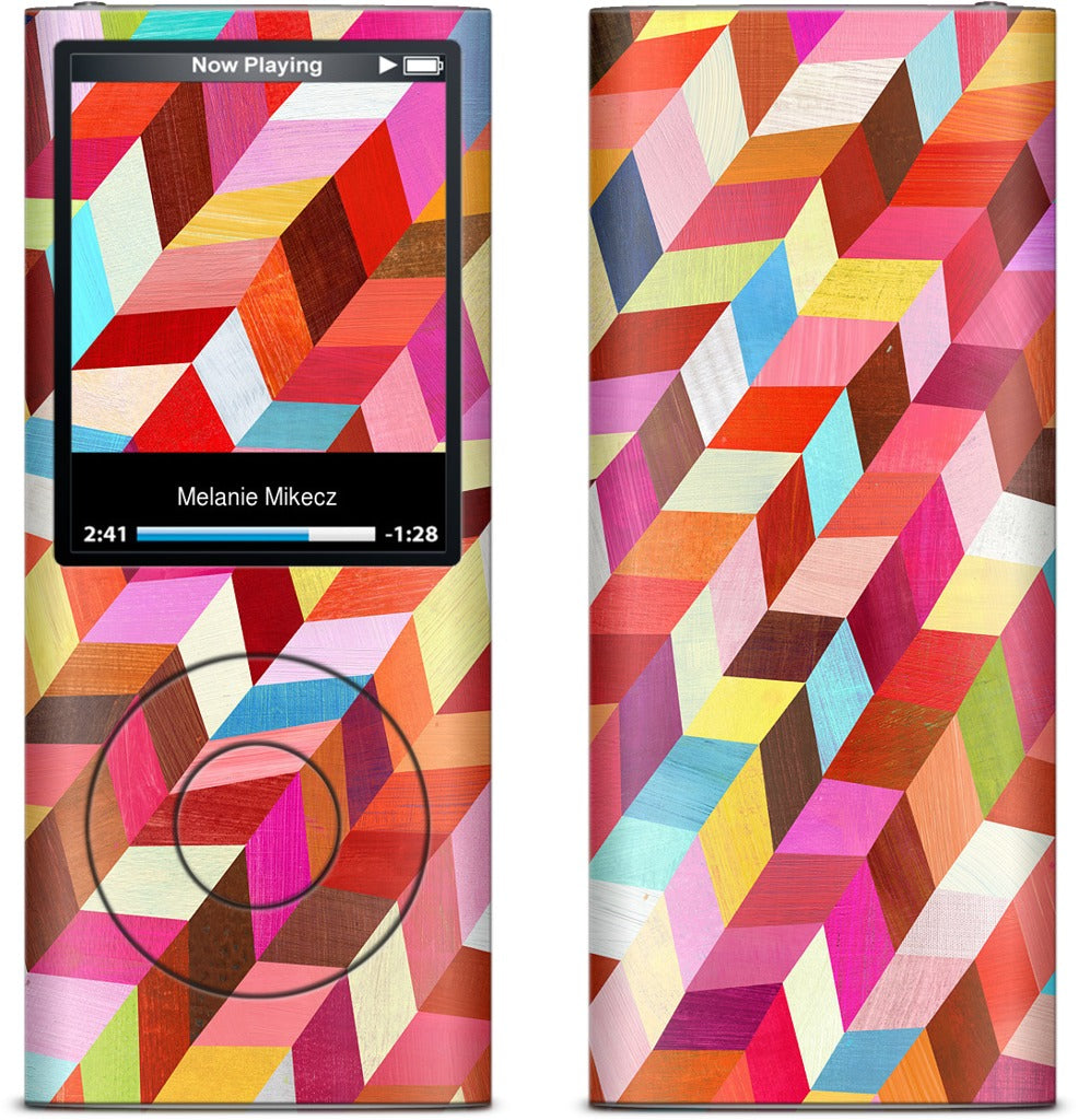 Red Rhombus iPod Skin