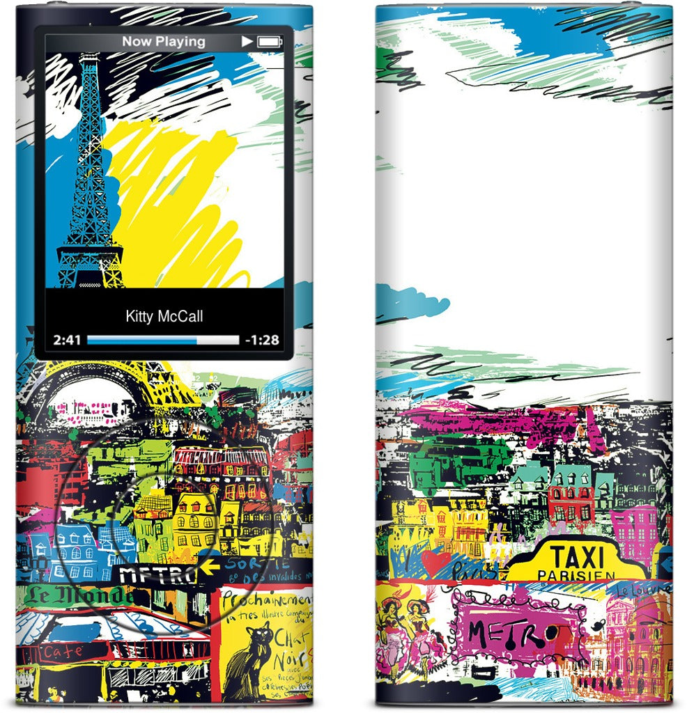 Paris Skyline iPod Skin