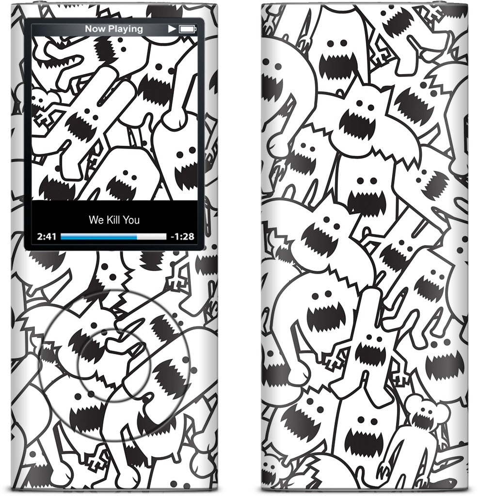 Monster Collage iPod Skin