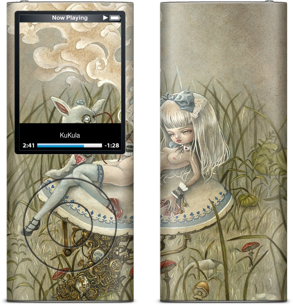 Alice and the Caterpillar iPod Skin