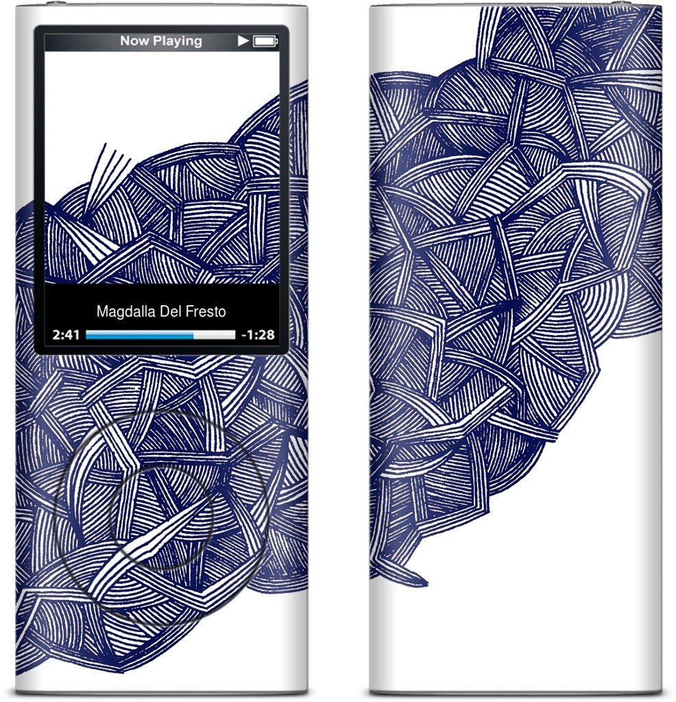 blue lines iPod Skin