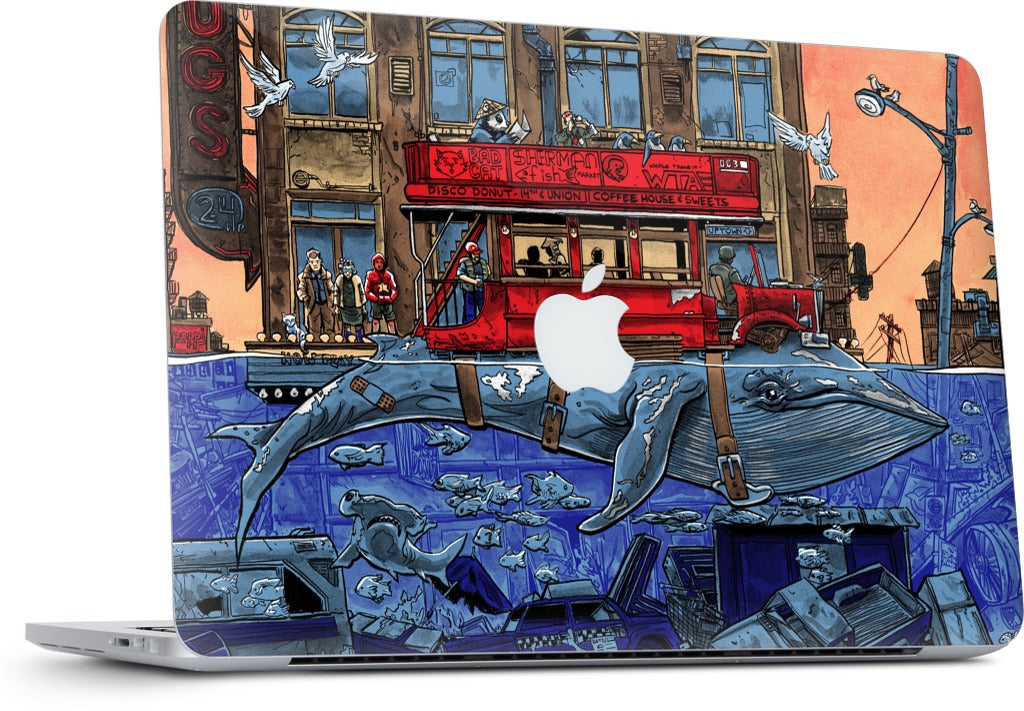 Northbound Whale MacBook Skin