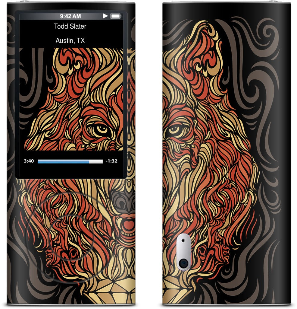 The Lone Wolf iPod Skin