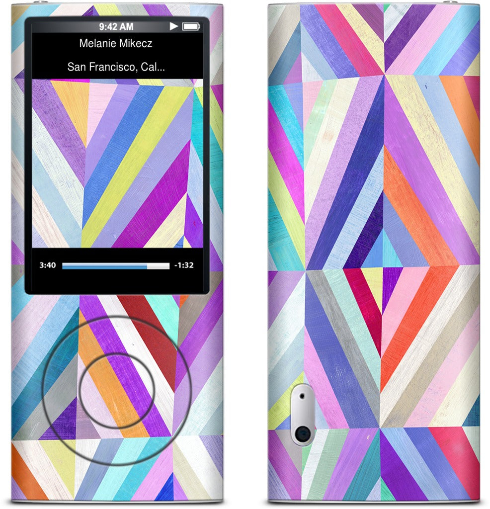 Purple Diamonds iPod Skin