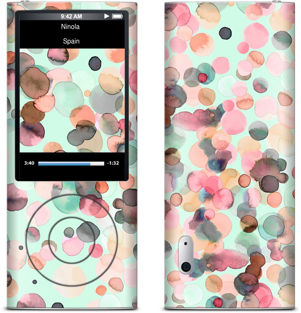 Color drops iPod Skin