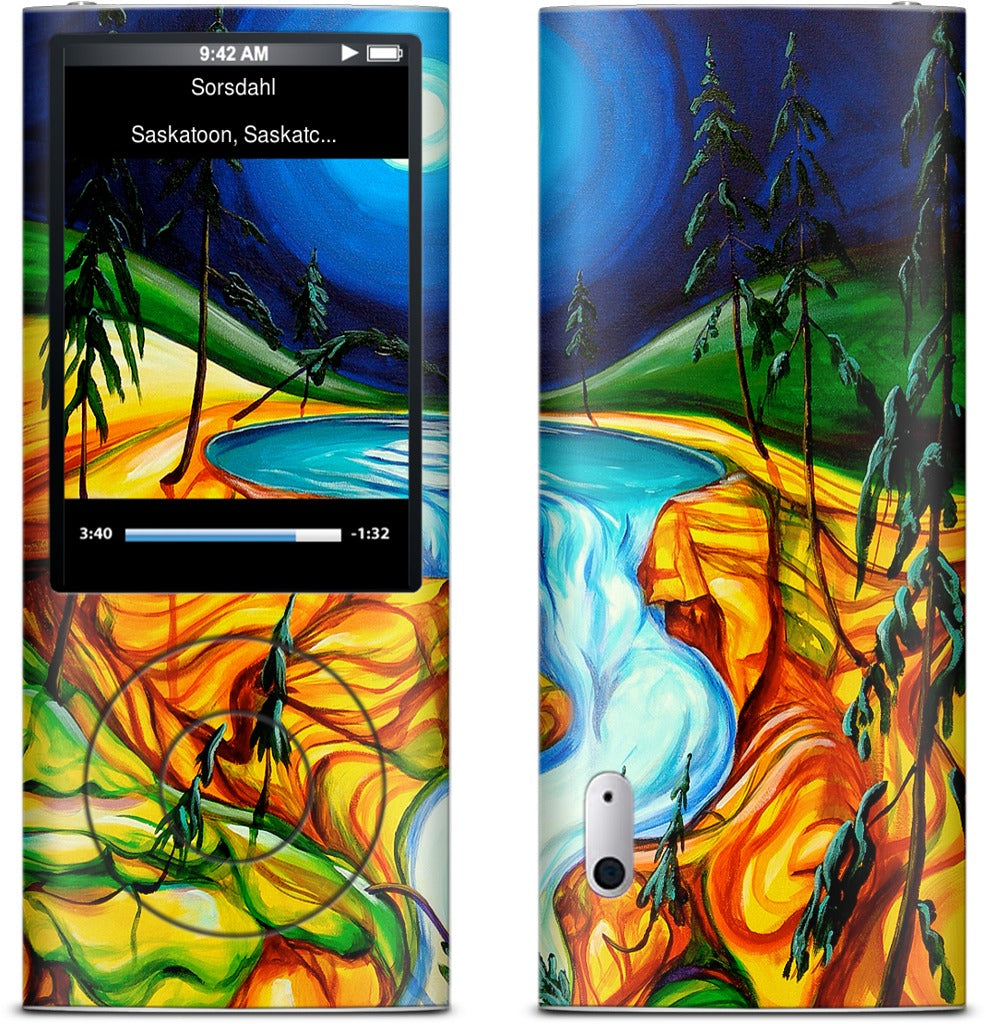 Cup Of Life Athabasca Falls Jasper iPod Skin