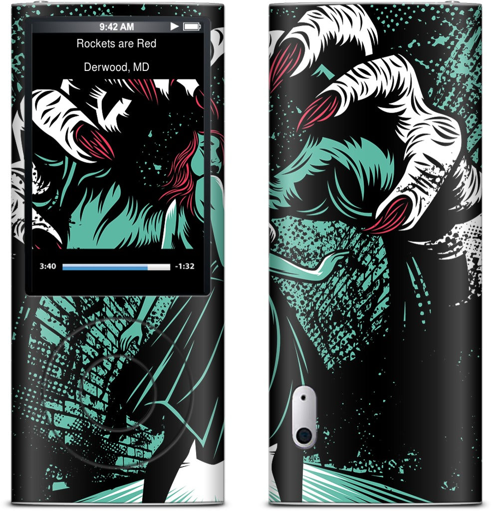 Molly vs The Zombie iPod Skin