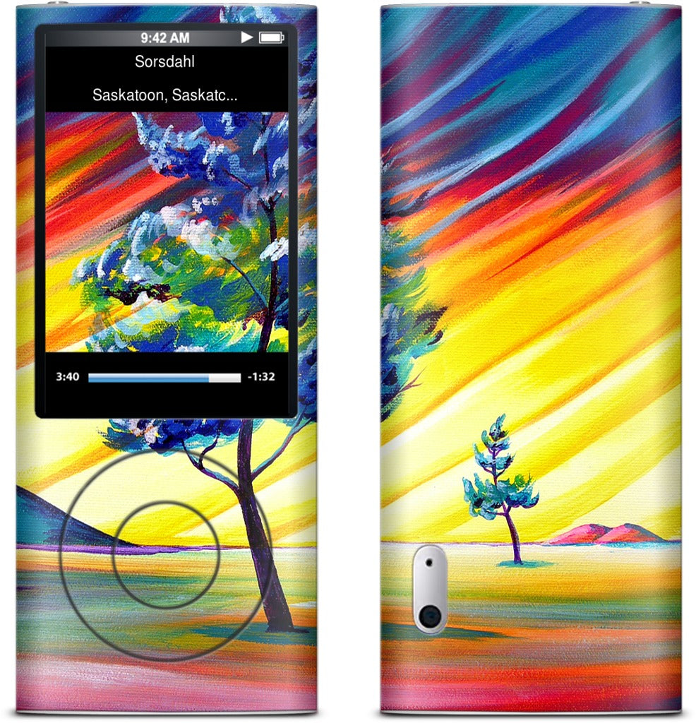 Thick Frost Sunset Glow iPod Skin