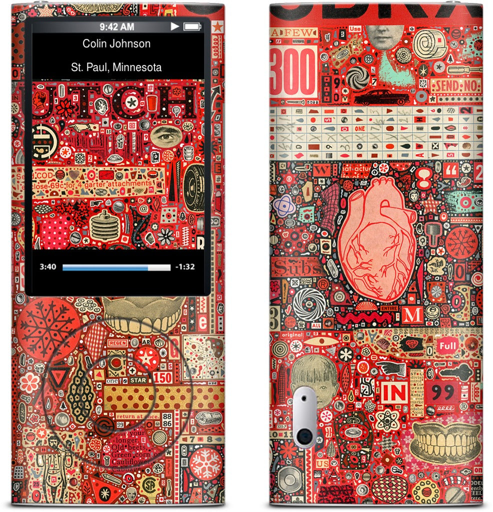 Big Numbers - Heart and Teeth iPod Skin