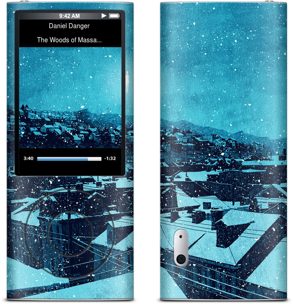 "we wait out the storm, and i am floored" iPod Skin