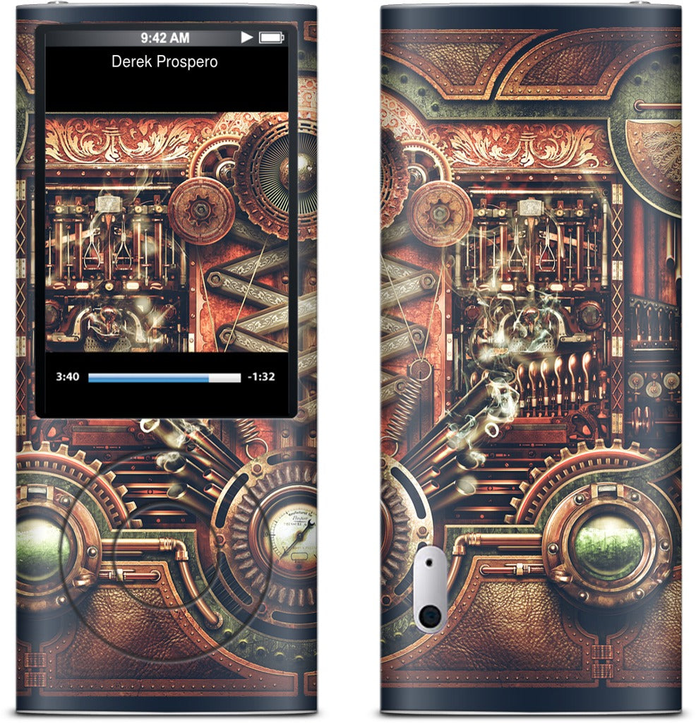 Steampunk Motherboard iPod Skin
