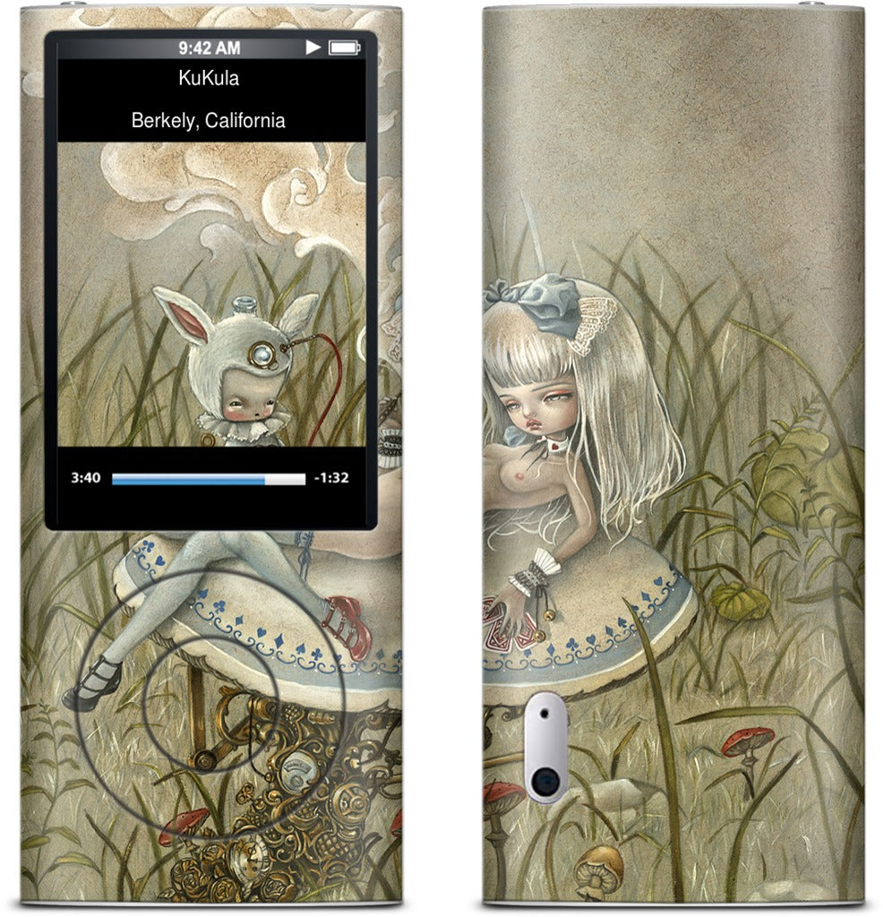 Alice and the Caterpillar iPod Skin
