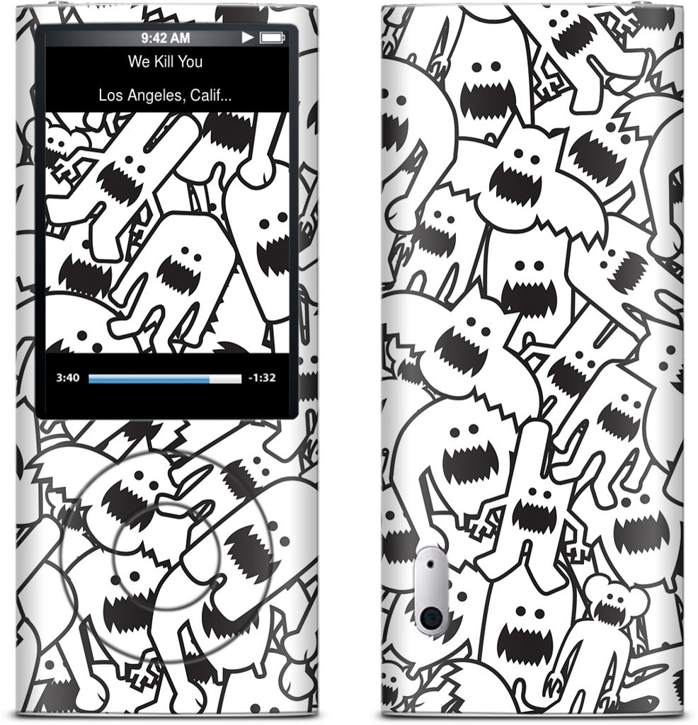 Monster Collage iPod Skin