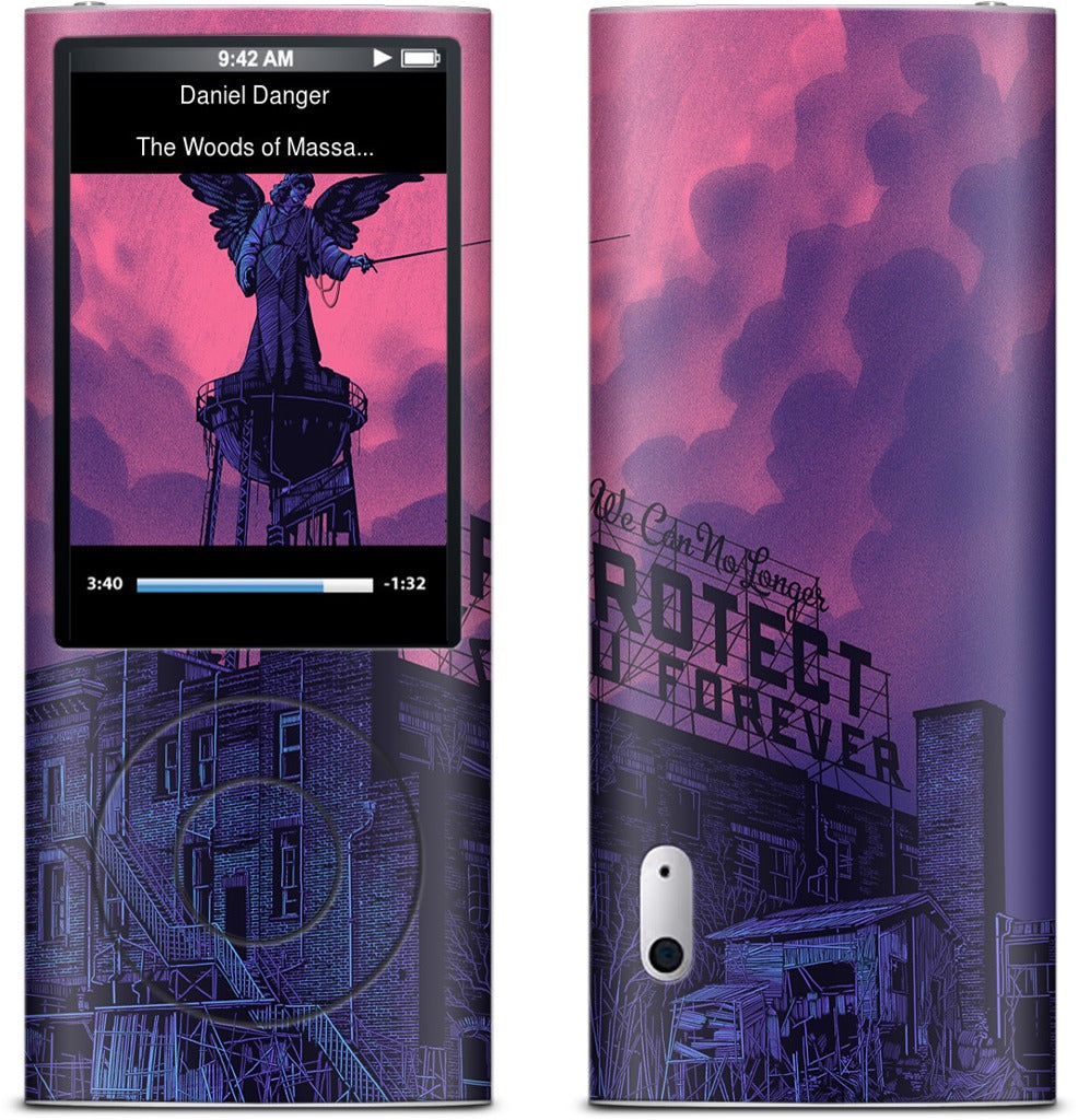 We Can No Longer Protect You iPod Skin