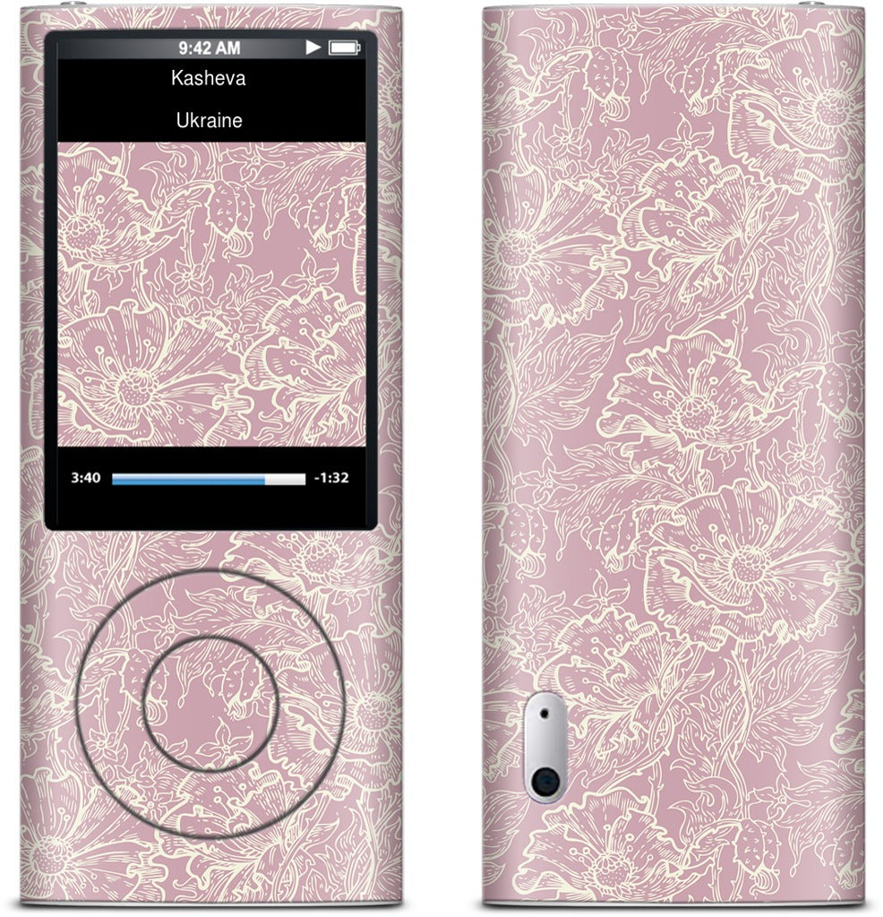 Poppy iPod Skin
