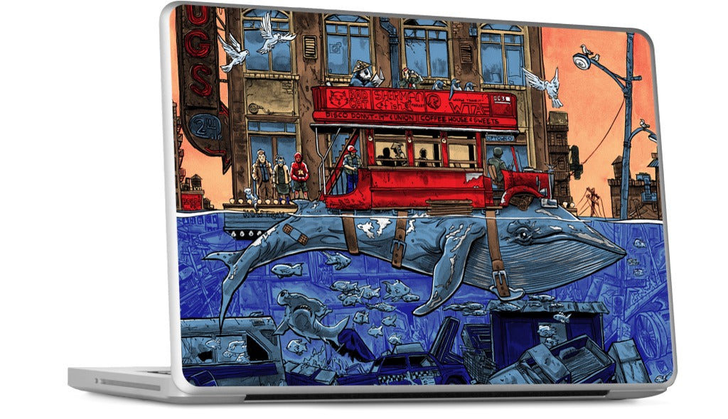 Northbound Whale MacBook Skin