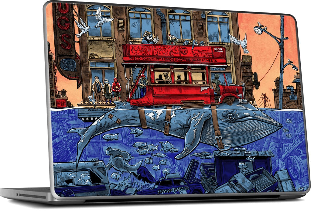 Northbound Whale MacBook Skin