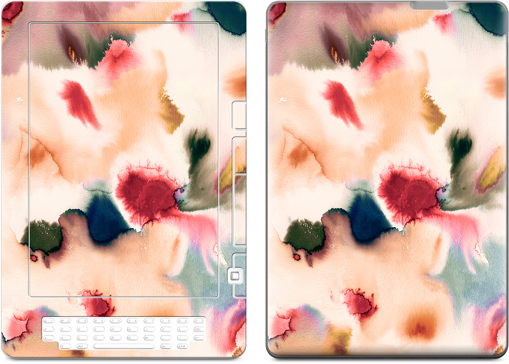 Abstract Watercolor (Mineral) Kindle Skin