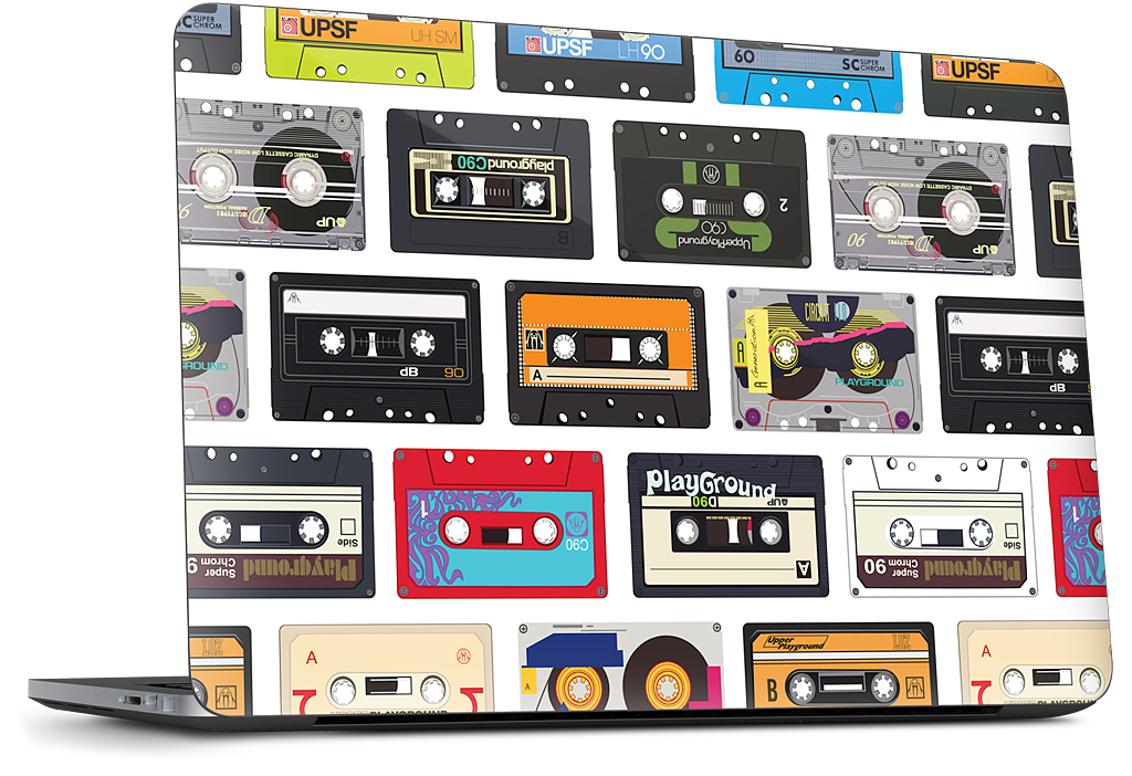 Cassettes Dell Laptop Skin