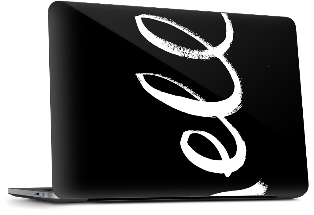 hello black Dell Laptop Skin