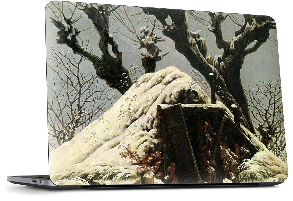 Snowy Cottage Dell Laptop Skin