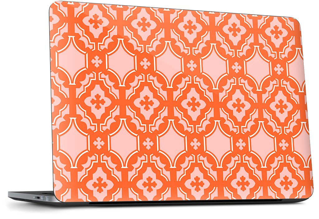 Mosaic Orange Dell Laptop Skin