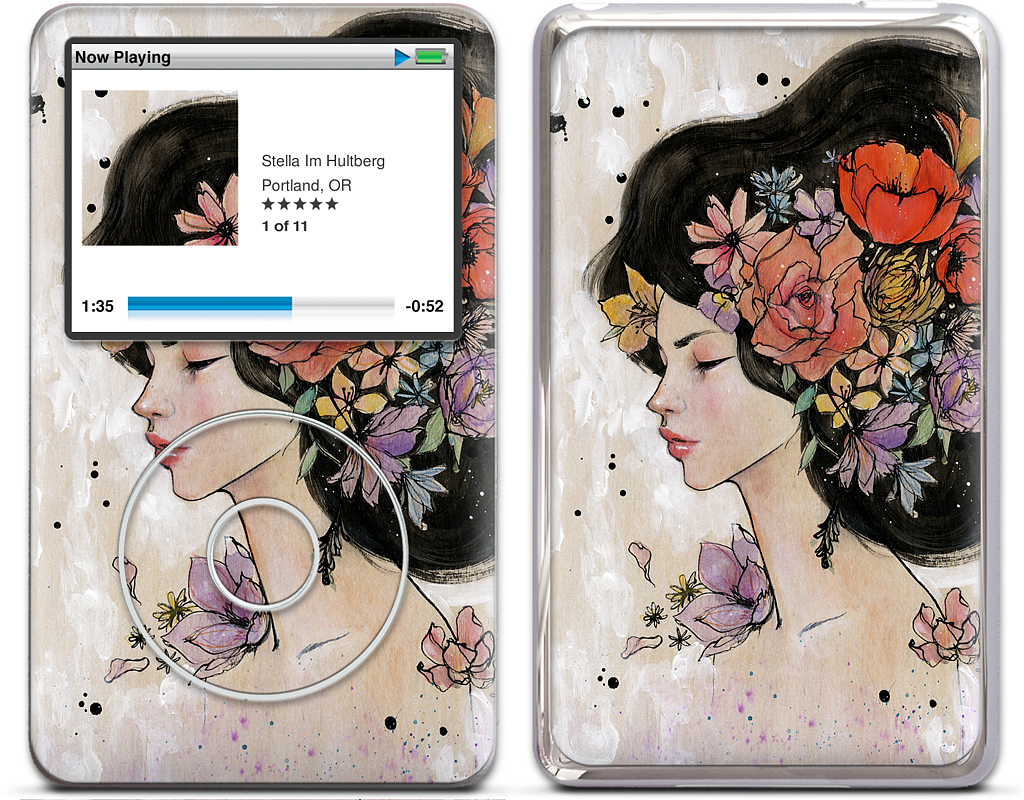 Bloom iPod Skin