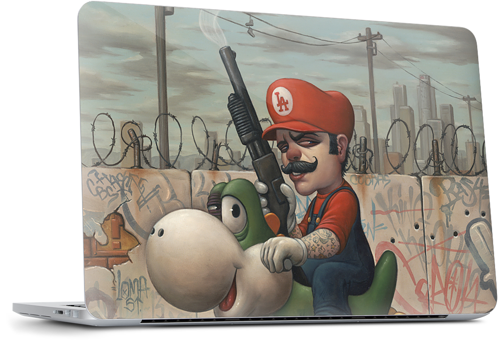 Mario 13 Dell Laptop Skin
