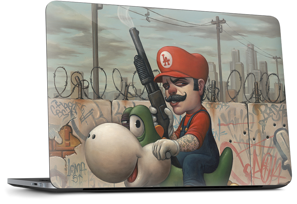 Mario 13 Dell Laptop Skin
