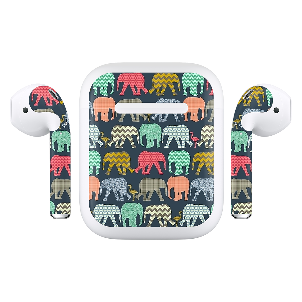 baby elephants and flamingos AirPods