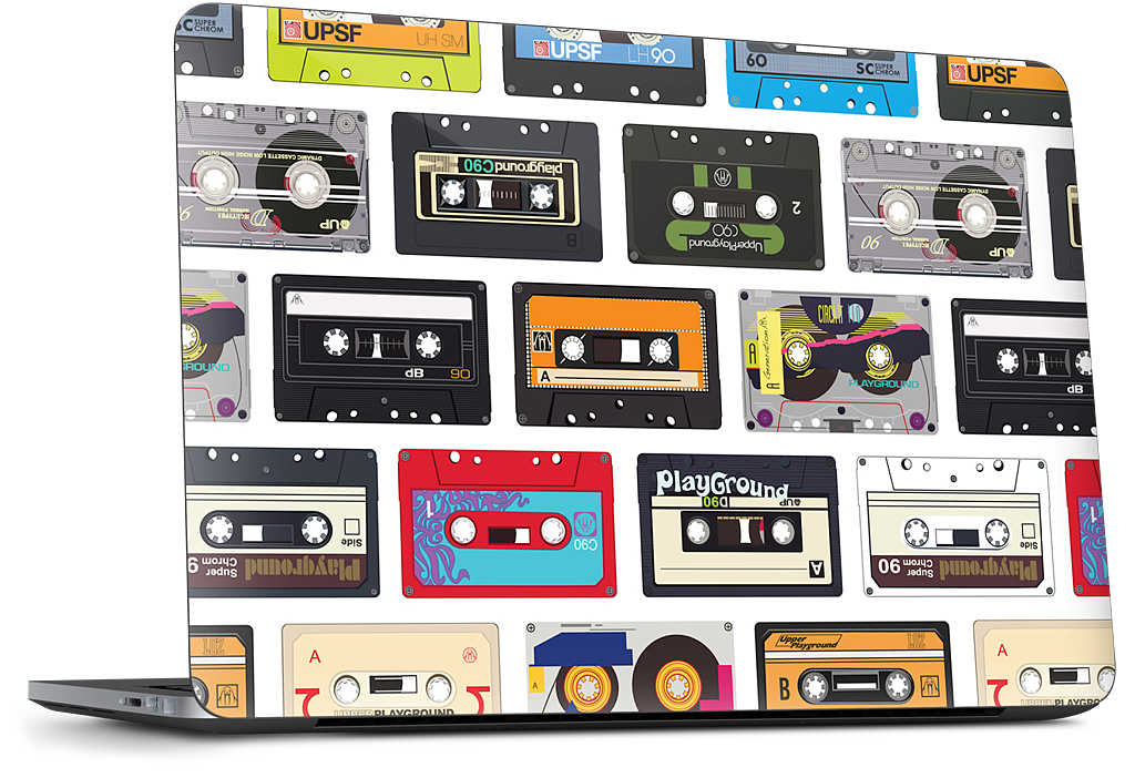 Cassettes Dell Laptop Skin