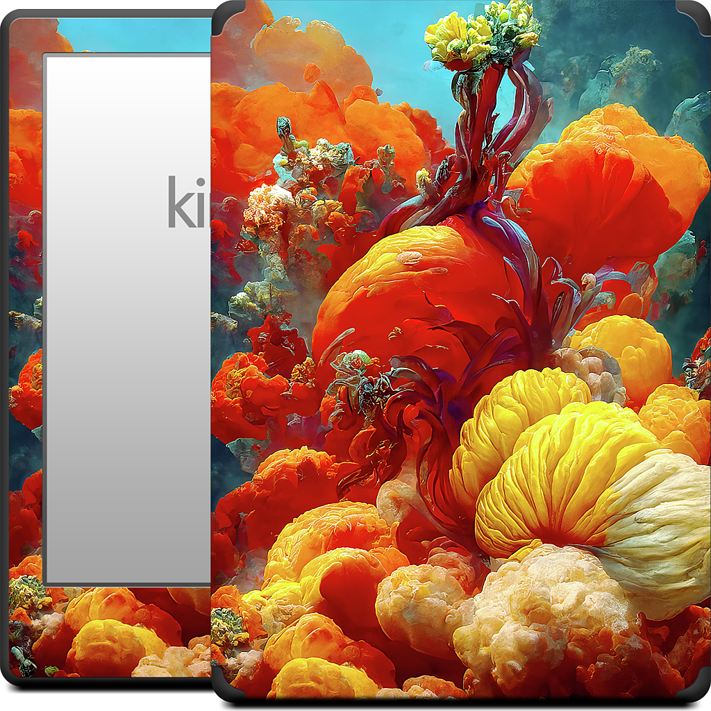 Oceanic Cornucopia Kindle Skin