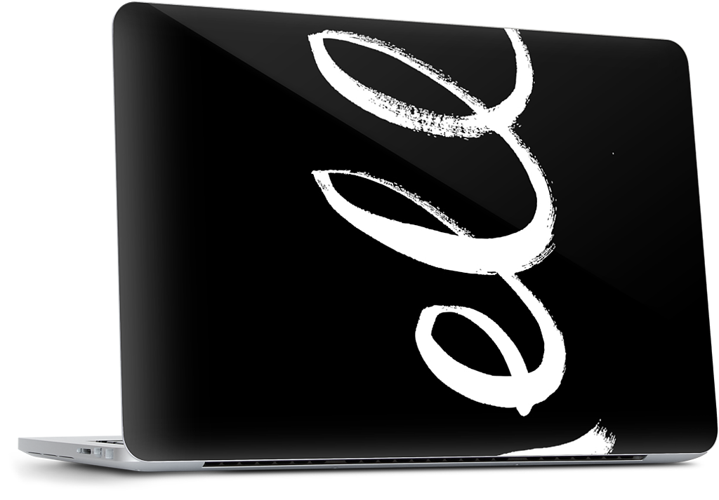 hello black Dell Laptop Skin