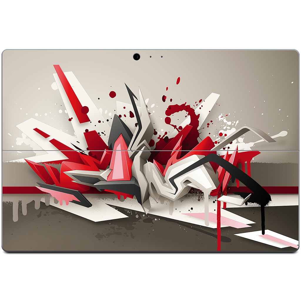 Red Metal Microsoft Skin