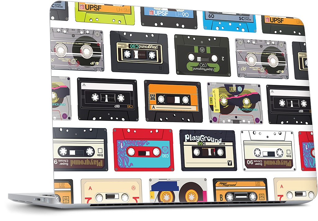Cassettes Dell Laptop Skin