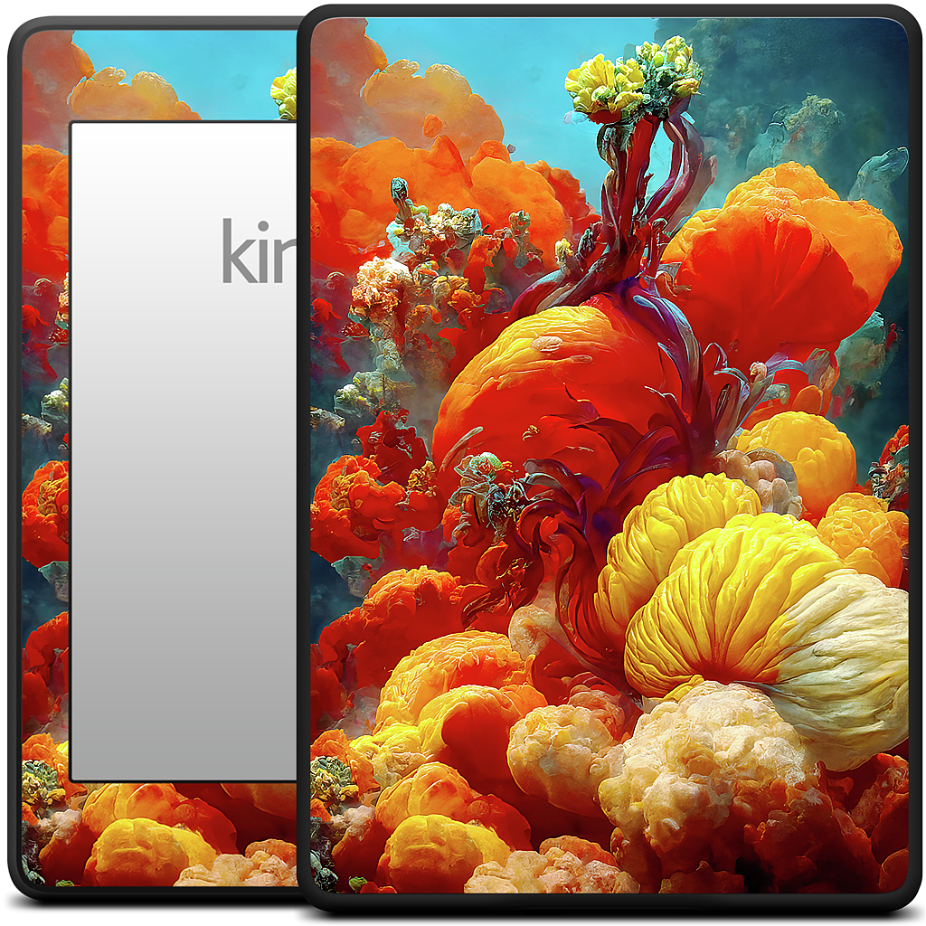Oceanic Cornucopia Kindle Skin