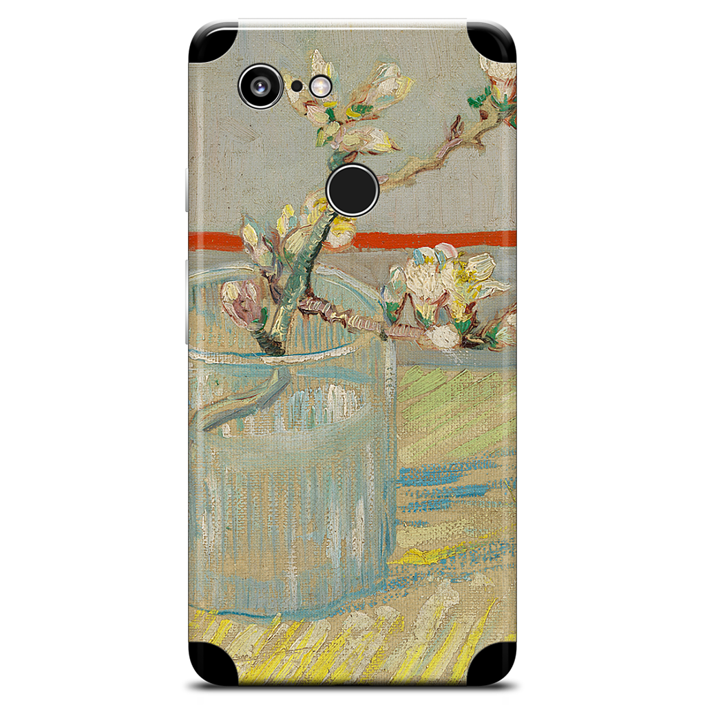 Sprig of Flowering Almond in a Glass Google Phone