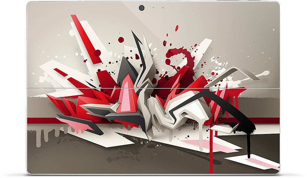 Red Metal Microsoft Skin