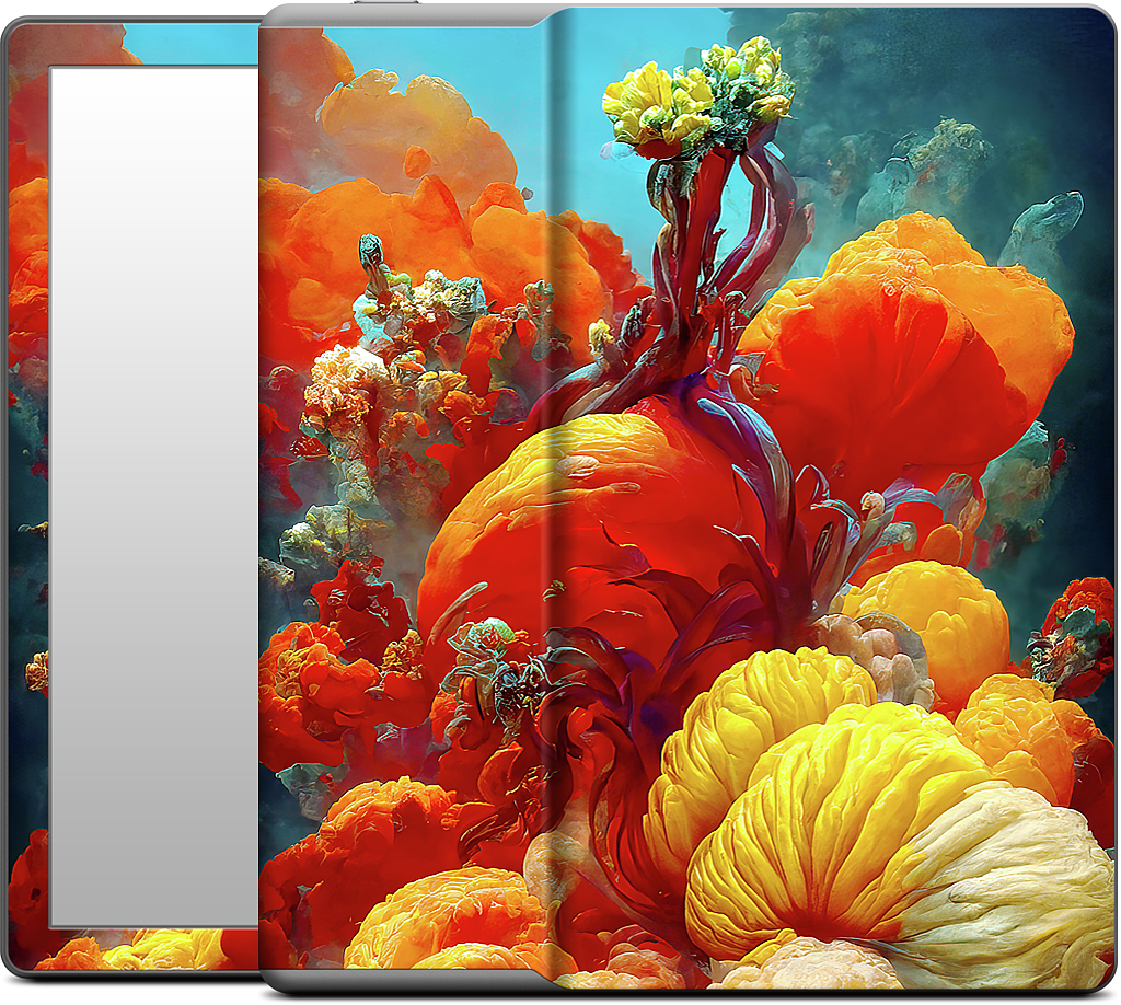 Oceanic Cornucopia Kindle Skin