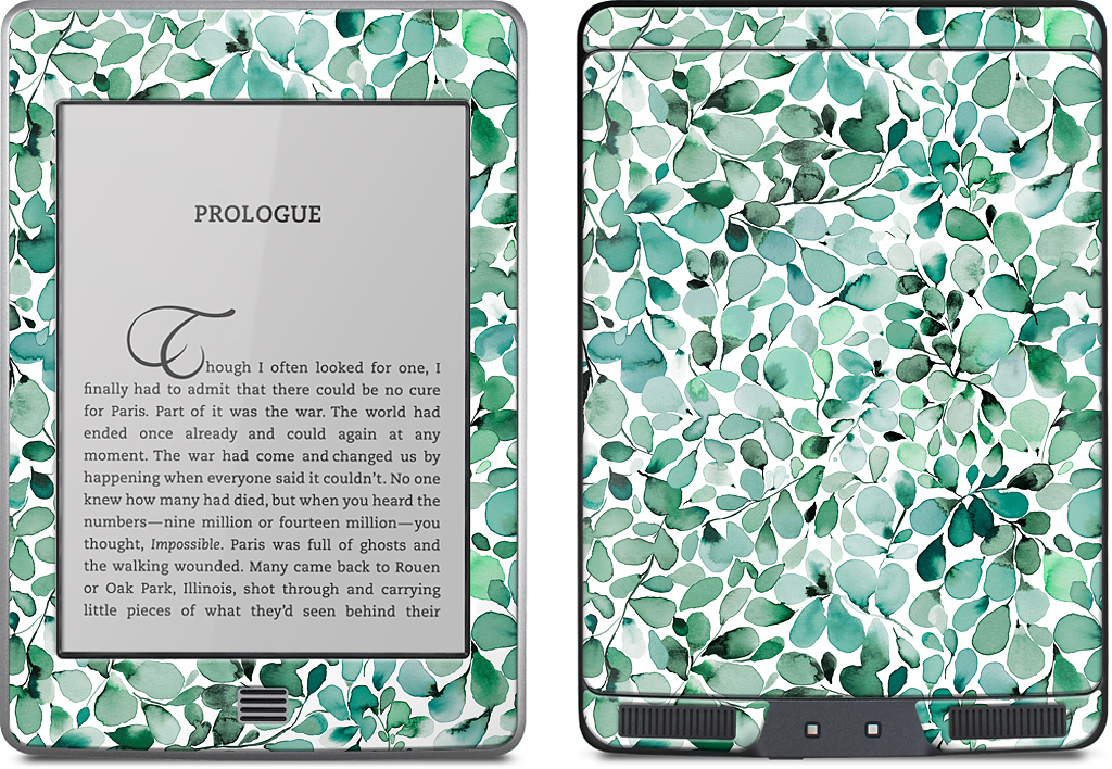 Eucalyptus Leafy Green Kindle Skin