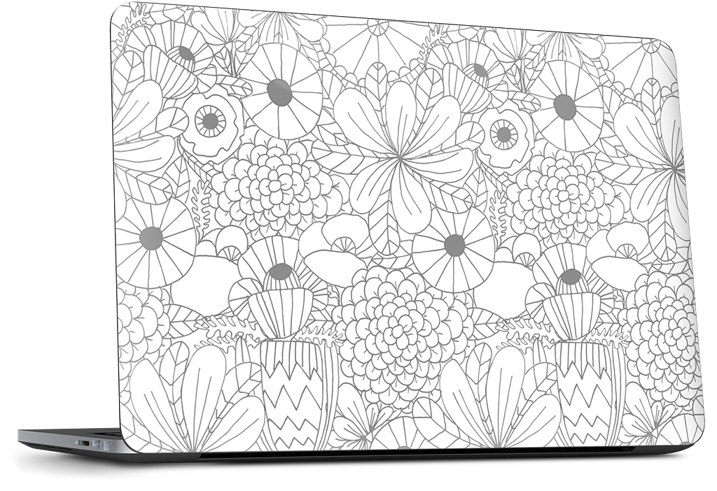 Grey Garden Dell Laptop Skin