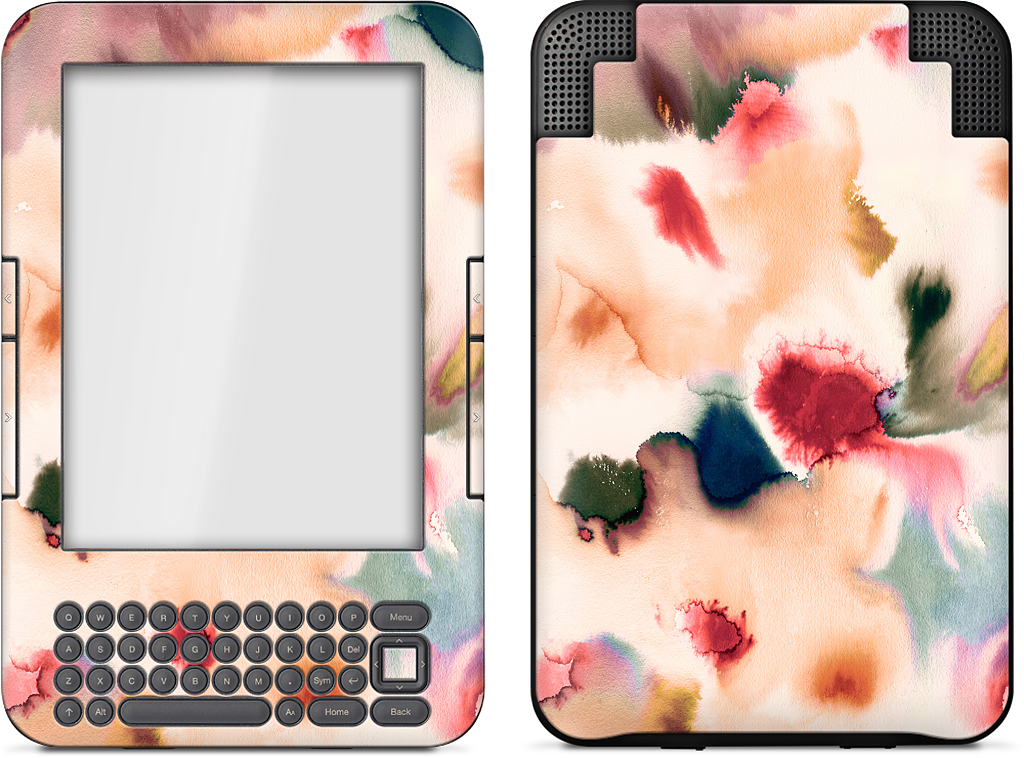 Abstract Watercolor (Mineral) Kindle Skin