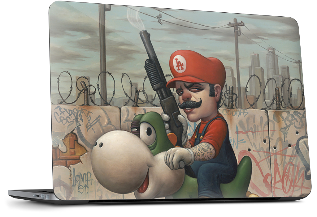Mario 13 Dell Laptop Skin