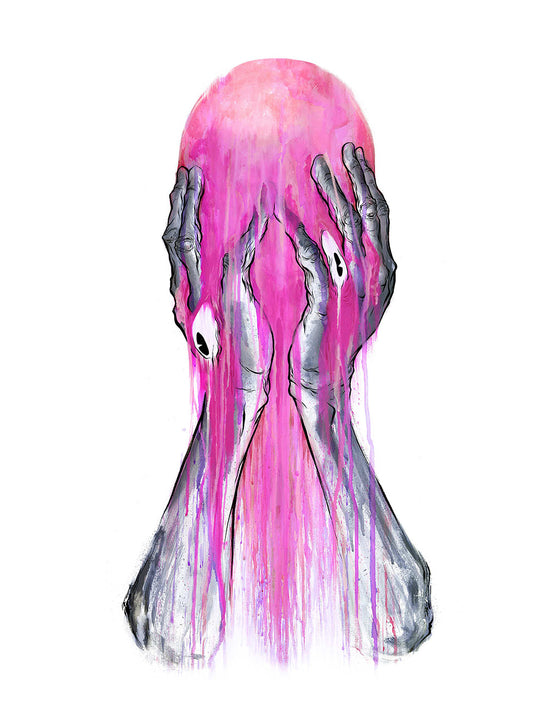 Lazy Pink Eye Alex Pardee GelaSkins