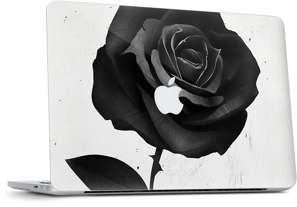 Fabric Rose MacBook Skin