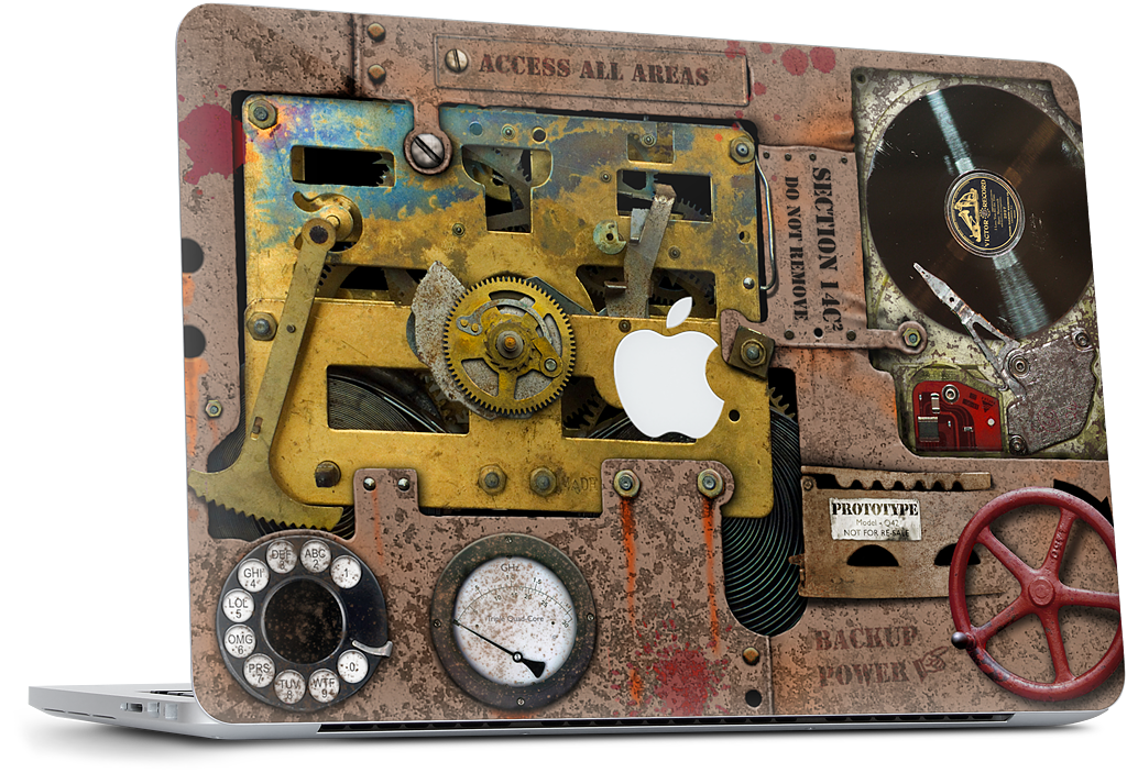Steampunk MacBook Skin