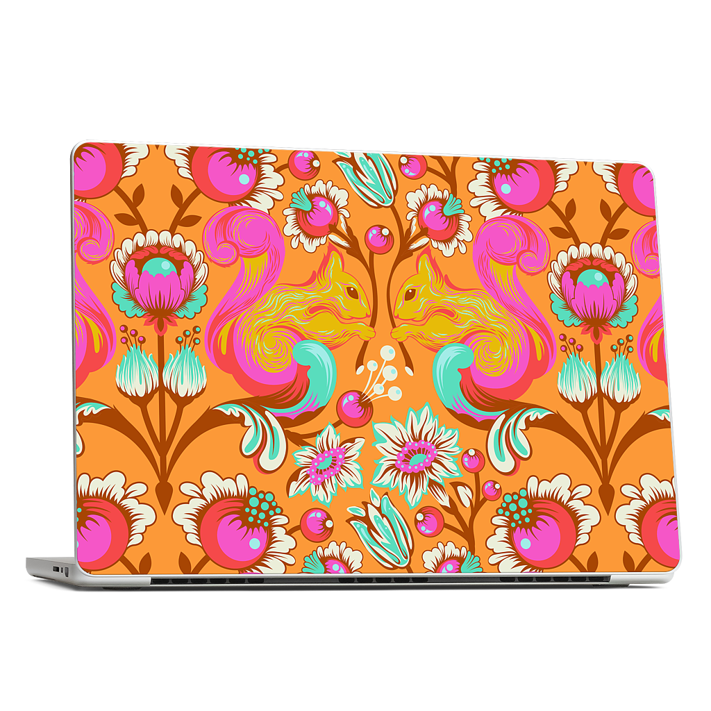 Squirrel Begonia MacBook Skin