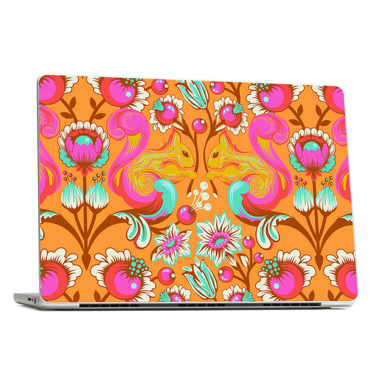 Squirrel Begonia MacBook Skin