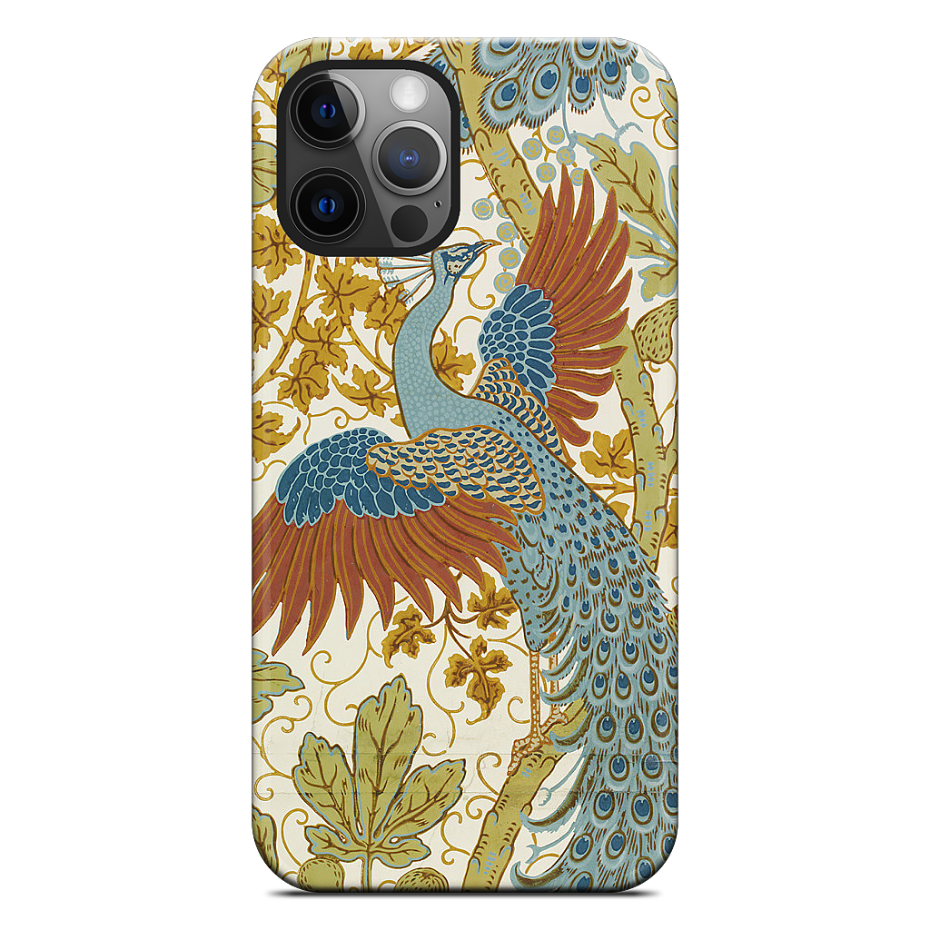 Fig and Peacock iPhone Case