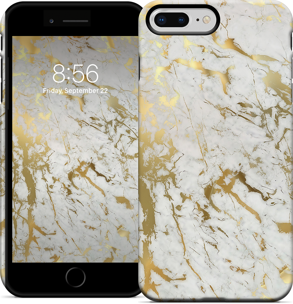 Gold Marble iPhone Case
